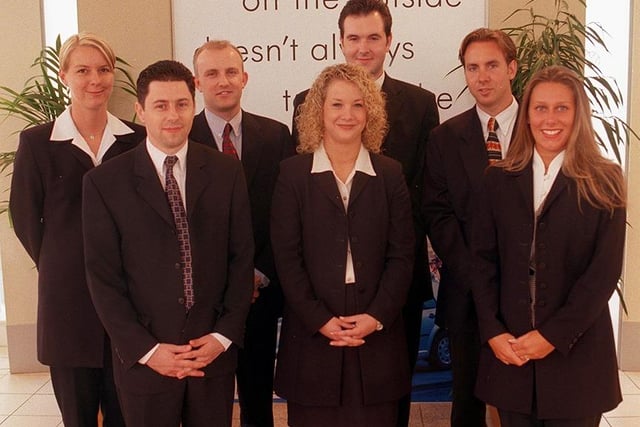 Staff at Gilders, Banner Cross, pictured in July 1999