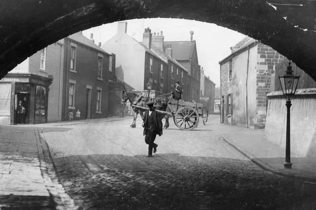 A view of Commercial Road in South Shields but this is how it looked around 100 years ago.