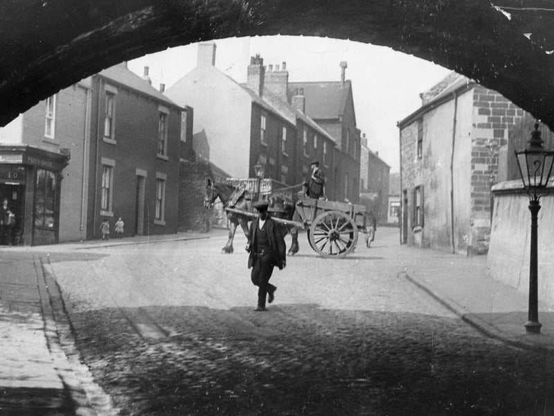 A view of Commercial Road in South Shields but this is how it looked around 100 years ago.