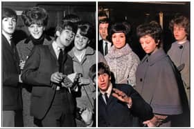 Picture shows half a picture of the Beatles at City Hall before colourisation, and half after. We have put together a gallery of 16 iconic old black and white pictures of Sheffield - and added a dash of colour using an artificial intelligence program