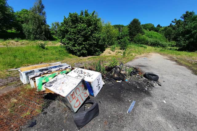 The site was a magnet for flytippers.