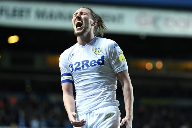 Luke Ayling reacts during the Championship match between Leeds United and Hull City at Elland Road on December 29, 2018.