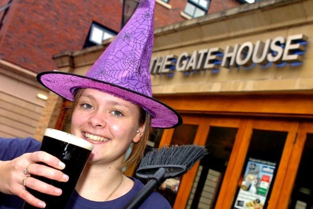 Gate House staff member Laura Mason, aged 19 from Balby dressed up as a Wicked Witch in 2006.