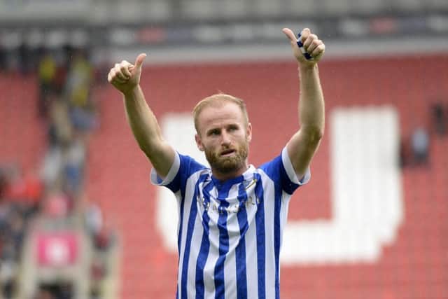 Barry Bannan will hit 300 appearances for Sheffield Wednesday if he plays against Cheltenham Town.