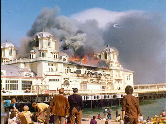 Fire breaks out at South Parade Pier during filming of Tommy