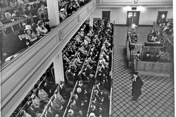 A service for Christian and Jewish worshippers at Wilson Road Synagogue - May 23, 1967.