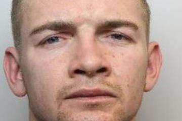 Reece Coles burst into a living room armed with a metal bar and stole cash while the terrified occupant was house cleaning. Coles, of Commercial Street, Barnsley, was jailed for  three-and-half years for this robbery and for another robbery and for making threats to damage property. He was 25 when sentenced in June.