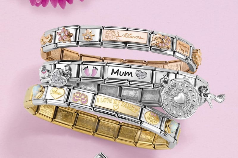 Stocking a wide range of beautiful contemporary silver jewellery, M’s Gallery has a great selection of Nomination bracelets and charms which are perfect for Mother’s Day. 
Find out more and purchase: www.facebook.com/Ms-Gallery-222413127814757 or call 01246 229 009