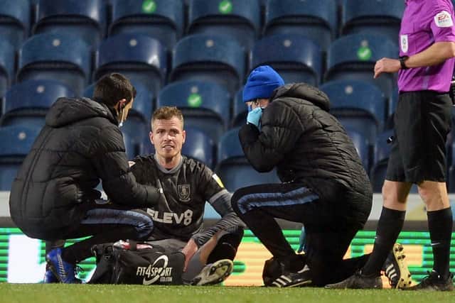 Sheffield Wednesday have more injury concerns with Joost van Aken one of them. (Pic Steve Ellis)