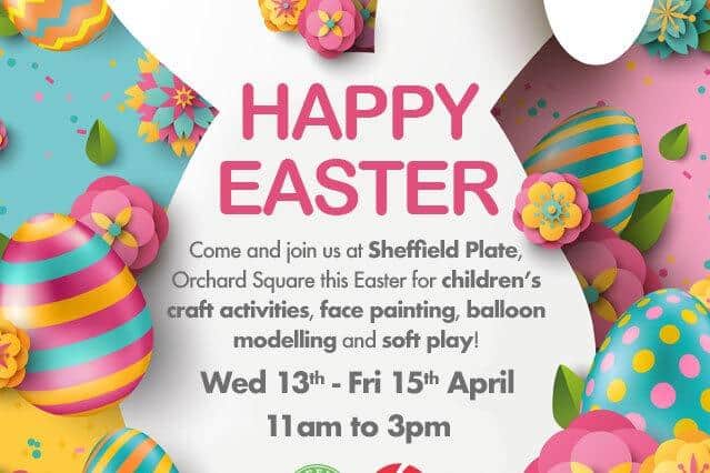 Lots of Easter family fun at Orchard Square shopping centre in Sheffield city centre