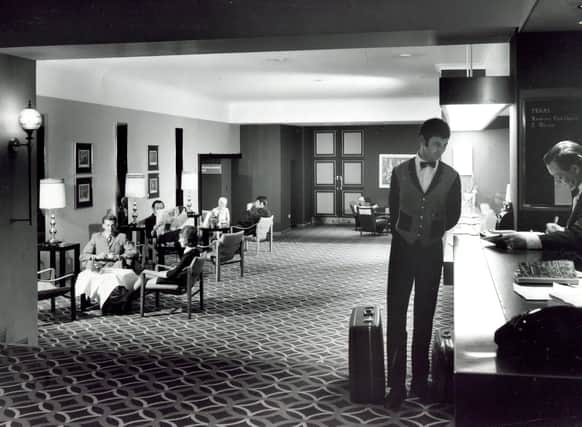 The interior of the Grand Hotel, Sheffield, in March 1970