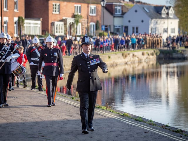 Remembrance service in Emsworth on Sunday 10th November 2019.
Picture: Habibur Rahman