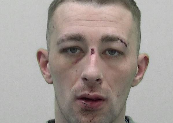 Strother, 29, of Hindmarch Drive, West Boldon, was jailed for 28 months after admitting breaching a restraining order and unlawful possession of a screwdriver.