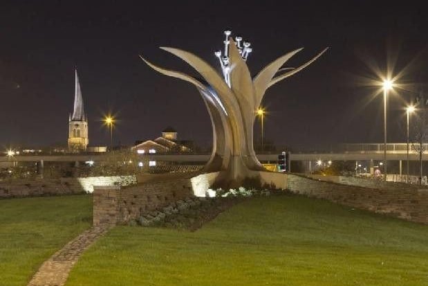 Has the Growth sculpture on Horns Bridge roundabout grown on you? The £300,000 sculpture was erected seven years ago and drew mixed reaction. But as it's meant to symbolise the regeneration of Chesterfeld, surely that makes it an asset?