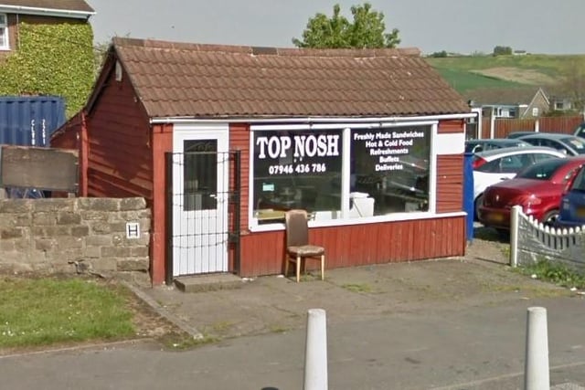 Top Nosh, at 1 Bolsover Road, Shuttlewood, Chesterfield was given a score of one on November 30.