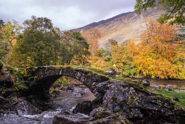 Located in Perthshire, Glen Lyon is the longest enclosed glen in Scotland, stretching for 32 miles. The River Lyon runs through the glen, with the two remote lochs of Loch Lyon and Loch an Daimh situated in the upper reaches, offering breathtaking views made even more special during the autumn months (Photo: Shutterstock)