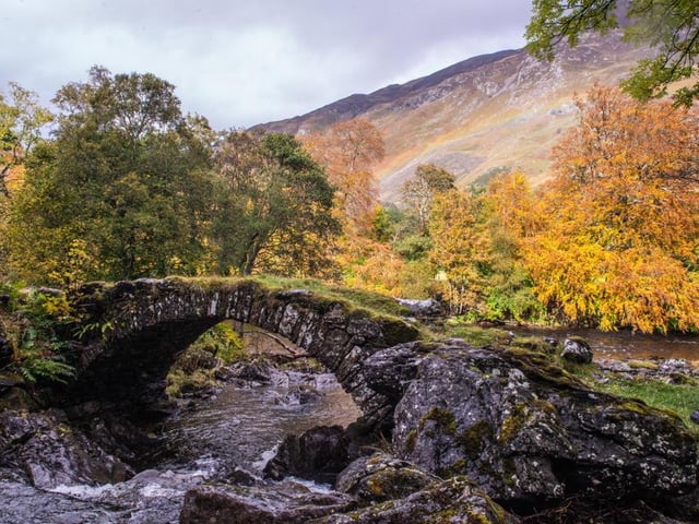 Located in Perthshire, Glen Lyon is the longest enclosed glen in Scotland, stretching for 32 miles. The River Lyon runs through the glen, with the two remote lochs of Loch Lyon and Loch an Daimh situated in the upper reaches, offering breathtaking views made even more special during the autumn months (Photo: Shutterstock)