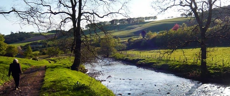 The stunning River Cottage is located in the delightfully rural location of the Dumfriesshire hills, just five miles north of Lockerbie.