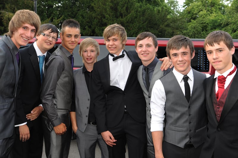 Clowne Heritage School students look their best for the prom.
