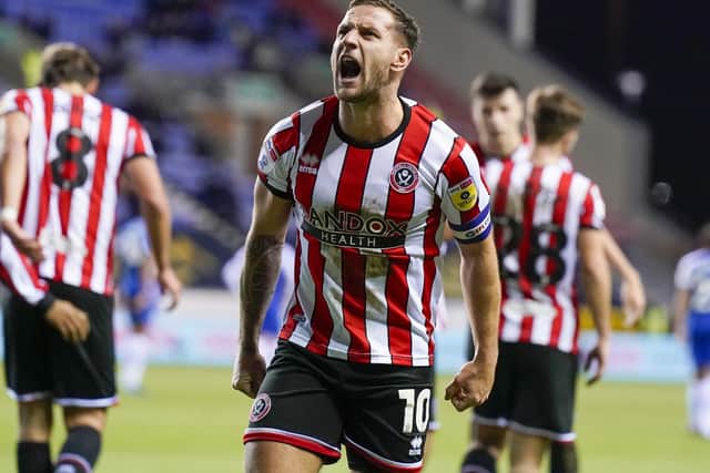 Billy Sharp was on target for Sheffield United against Wigan Athletic: Andrew Yates / Sportimage