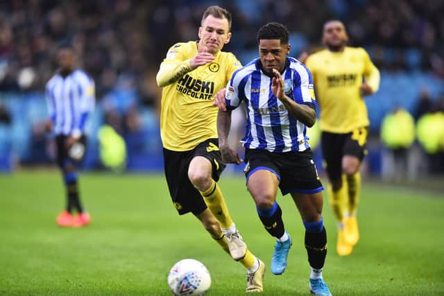 Kadeem Harris in action for Sheffield Wednesday against Millwallat Hillsborough earlier this season. (Photo by Nathan Stirk/Getty Images)