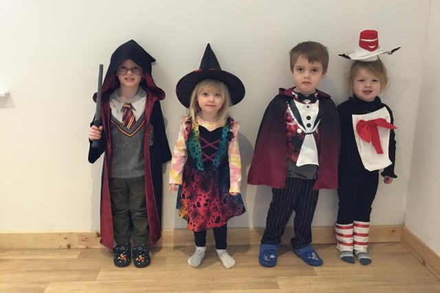 Children were asked to dress up as their favourite book characters
