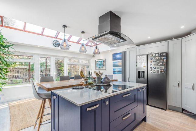 This is what the open plan kitchen looks like.