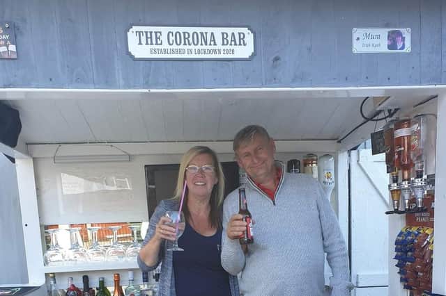The Corona Bar build by a Mansfield couple.