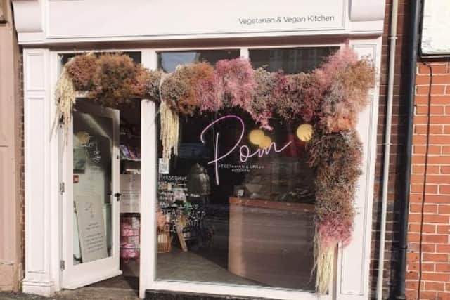 Pom Kitchen, in Sharrow Vale Road, is known for its multi-coloured creations and is a hit on social media.