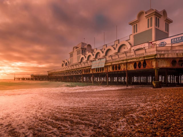 South Parade Pier stretching out into the sea.
Picture: Raymond Clarke