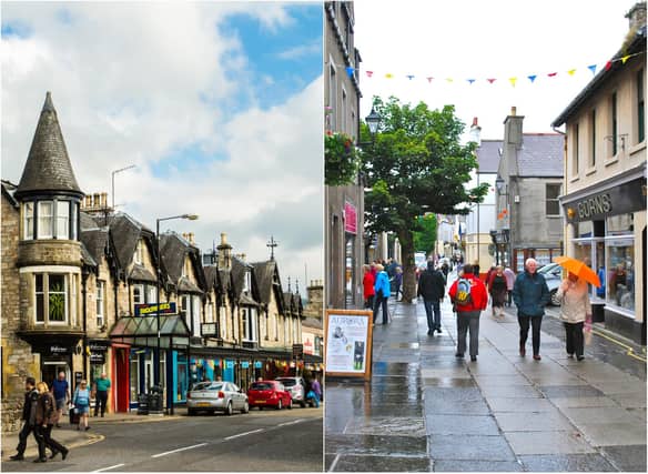 Ten of the best high streets in Scotland.