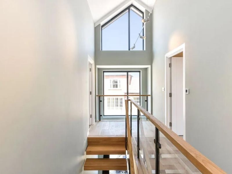 There is underfloor heating throughout the home.