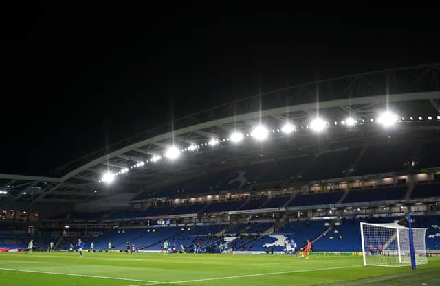 American Express Community Stadium. (Photo by Glyn Kirk - Pool/Getty Images)