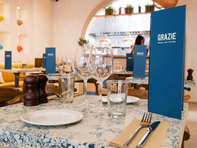 One of the most popular new dishes at Grazie on Leopold Street in Sheffield city centre is the 12-hour-cooked beef cheek ragu created using wine made by owner Vito Vernia's family