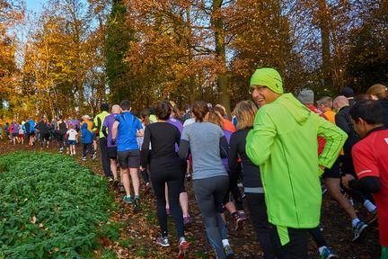 Time for a smile from this well-wrapped runner at the Clumber Park parkrun, even though he is well back in a huge field. On average, more than 230 people complete this 5k run every Saturday at the famous park, which is four miles south of Worksop. The intriguing course comprises Tarmac paths, stoned trails and forest paths, and its record holders are John Beattie and Amanda Crook, whose best for women dates back to 2014.