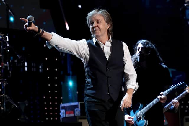 Music legend Paul McCartney will play Glastonbury 2022 on Saturday night - on a festival bill which also features Sheffield artists Self Esteem and JARV IS... (the band fronted by Jarvis Cocker). (Photo by Dimitrios Kambouris/Getty Images for The Rock and Roll Hall of Fame )