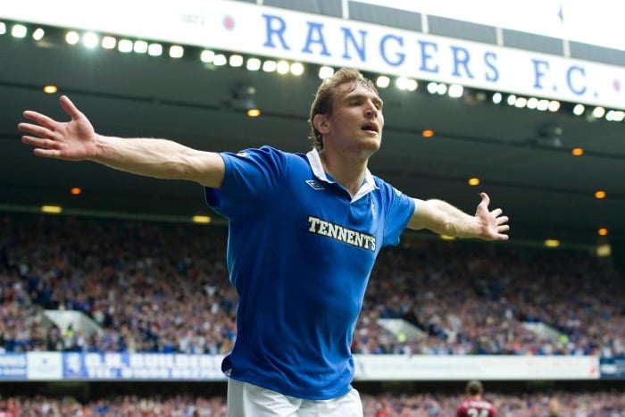 Striker Roko Simic - son of Croatian international Dario - has been dubbed the 'next Erling Haaland' in his homeland and was linked to Rangers at the tail end of last season. Former Ibrox striker Nikica Jelavic (pictured) has given the forward the stamp of approval after they both worked together at Lokomotiva Zagreb.