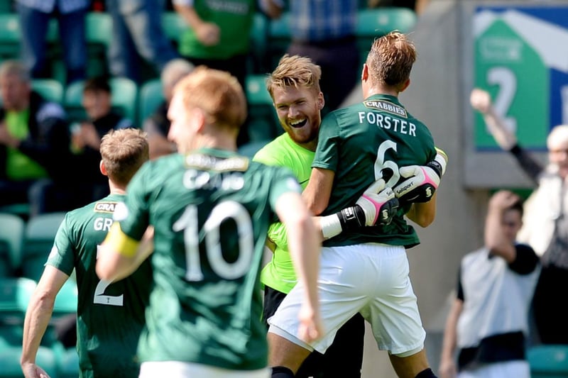 Scored with a clearance on his league debut for Hibs in a 2-1 win against Livingston on 9 August 2014, to become the first goalkeeper to score for the Easter Road side since Andy Goram netted against Morton in 1988