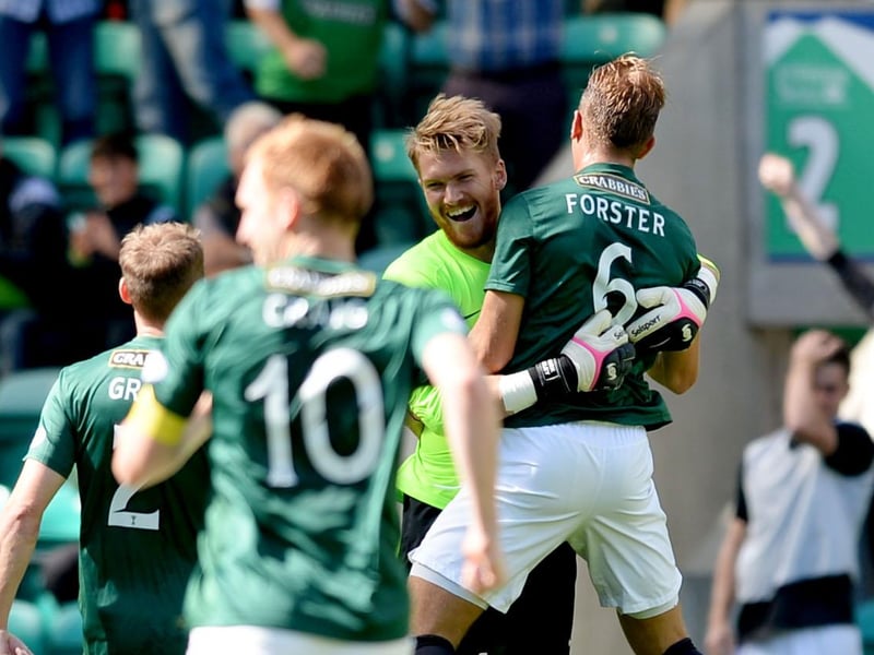 Scored with a clearance on his league debut for Hibs in a 2-1 win against Livingston on 9 August 2014, to become the first goalkeeper to score for the Easter Road side since Andy Goram netted against Morton in 1988