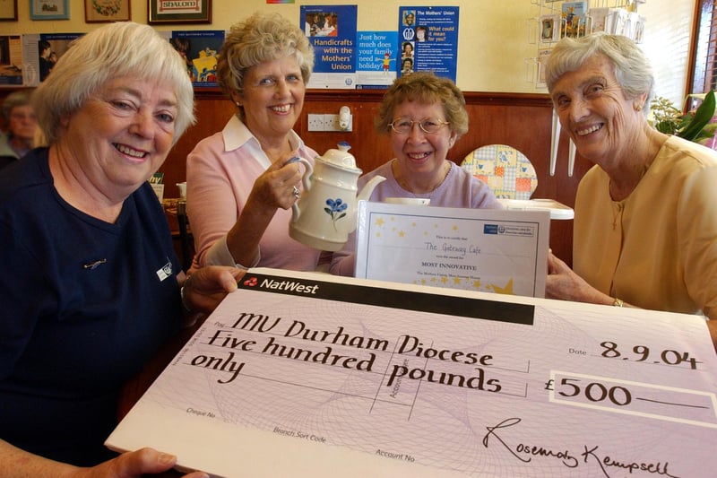 The Gateway cafe in Hebburn was pictured 20 years ago with manageress Irene Neve, and shop volunteers Vivienne Wilson, Dorothy Alder and Marjorie Newsbitt pictured with their Mothers Union award.