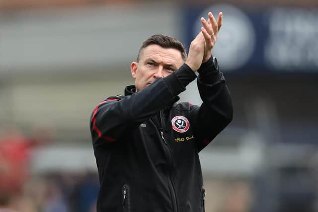Sheffield United manager Paul Heckingbottom is preparing his team to face Watford: Paul Terry / Sportimage