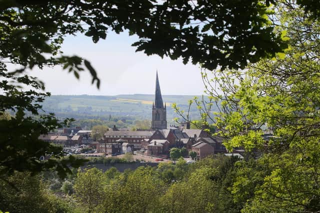 Chesterfield and its crooked spire. Picture: Jason Chadwick.