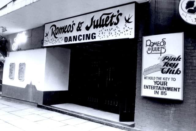 Romeo and Juliet's Night Club, Sheffield in 1985