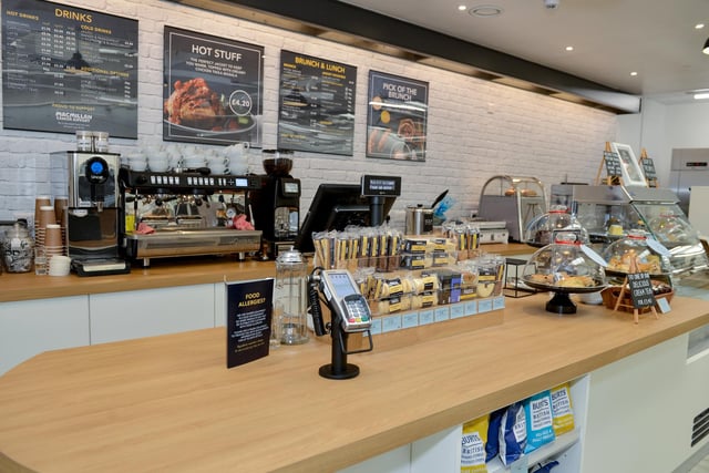 The cafe at the new Dunelm store