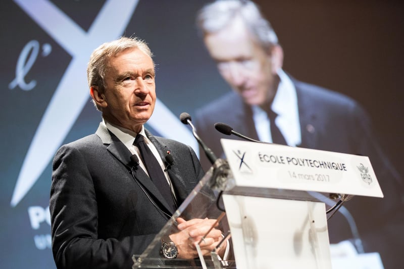 Bernard Arnault, who owns luxury goods firm LVMH, is worth $200.7bn. He is 74 and lives in Paris, and among the brands owned by LVMH are Louis Vuitton, Christian Dior, Moet & Chandon, Sephora and Tiffany & Co.
