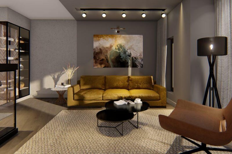 Internally the apartments will be tastefully finished, with attention to detail, modern colors, designer lighting, and high-quality accessories,