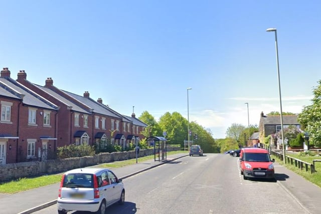 The road, which passes through West Boldon, was the scene of 52 casualty accidents.