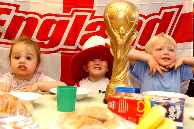 A World Cup breakfast at Masefield Road Nursery in 2010. Does this bring back happy memories?