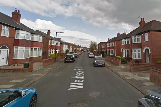 There were five reports of burglary recorded on or near Welbeck Road in January 2020.