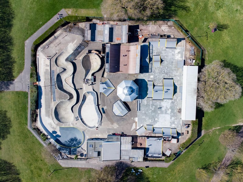 Not often you get to see it from above